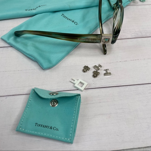 Tiffany & Co clear tortoise glasses, changeable charms - Picture 3 of 6